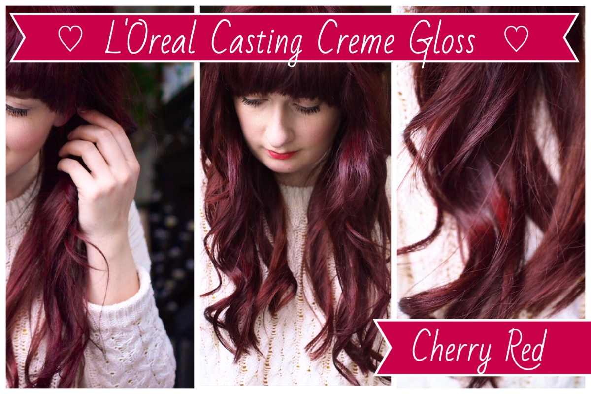 Cherry Red Hair Dye LOreal Casting Creme Gloss Not The Nine To